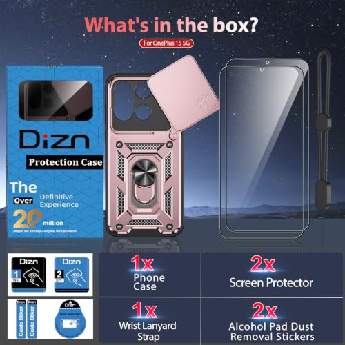 for OnePlus 15 5G Case (OnePlus 15 5G（6.78"） / Rose Gold)