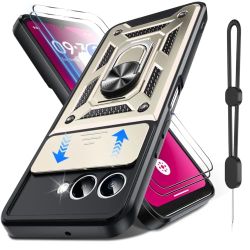 for T Mobile Revvl 8 Phone Case (T-Mobile Revvl 8 (6.5") / Gold)