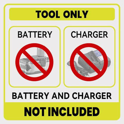 220W Portable Power Inverter Compatible with Ryobi 18V Battery (1-pack / Green)