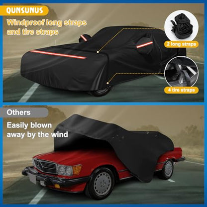 QUNSUNUS Car Cover for Mercedes Benz SL (for Benz SL-Class 1971-2002)