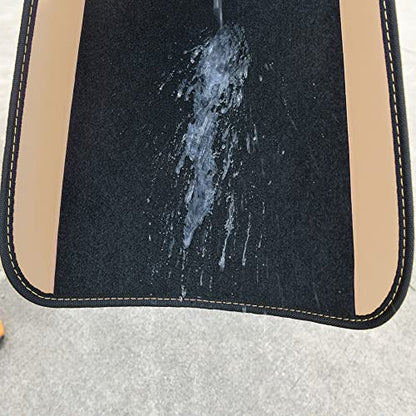Waterproof Universal Fit Car Floor Mats (Beige)