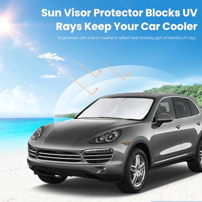 Windshield Sun Shade for 2019 (Fit Cayenne 2019-2025)