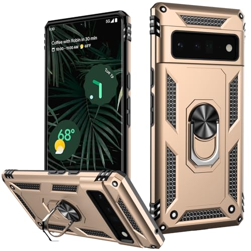for Google Pixel 6 Pro Case with Screen Protector (Yellow / Google Pixel 6 Pro)