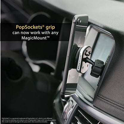 MPRNDRK SP MagicMount Replacement Metal Plate Kit for Phone (Round / 2 Plates / Black)