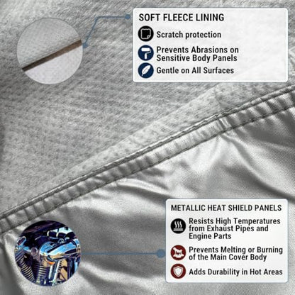 Supreme Motorcycle Storage Cover (Fits up to 120"L)