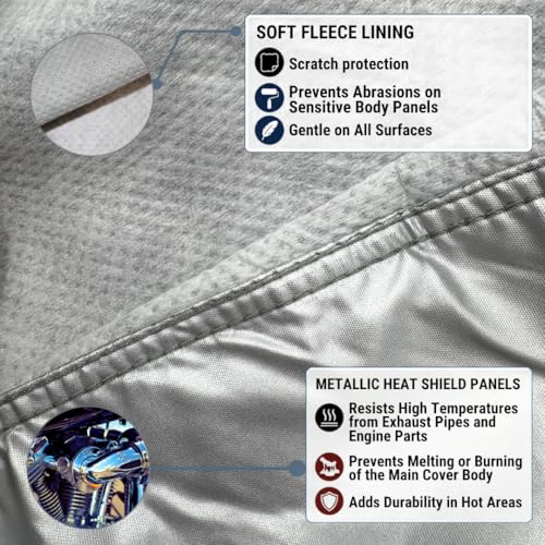 Supreme Motorcycle Storage Cover (Fits up to 90"L)