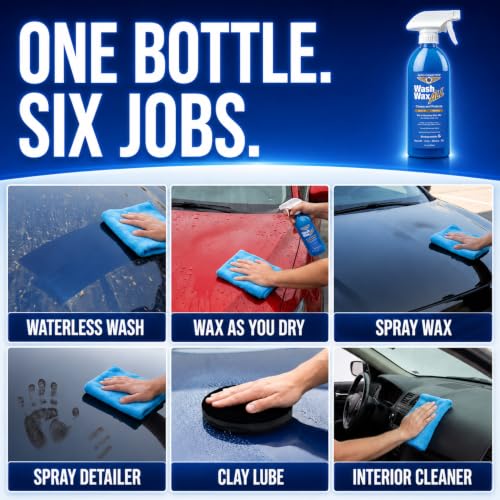 Wash Wax ALL Waterless Car Wash RV Boat Spray Detailer (128 Fl Oz (Pack of 1))