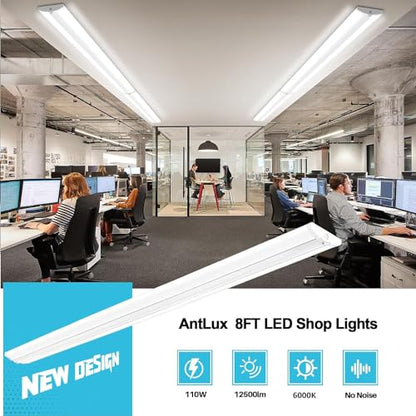 8FT LED Shop Light (6000K / 8FT)