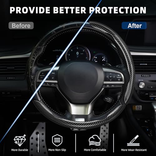 3pcs Carbon Fiber Anti (Glossy Black / Universal (3pcs))