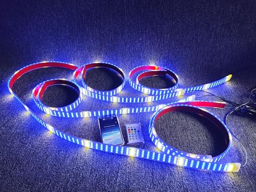 3PCS 4FT Quad Row Chasing Strips for Making Slingshot Wheel Lights