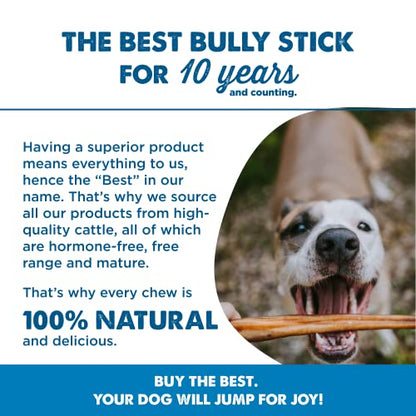 12 Inch Bully Sticks for Dogs (3 Count (Pack of 1))