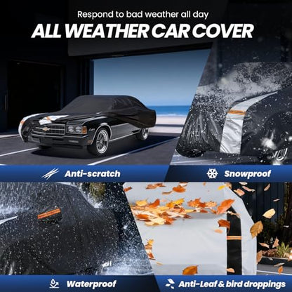 Multi Layer Car Cover Custom Fit for Chevrolet Caprice (Custom fit Chevrolet Caprice / Sedan car cover)