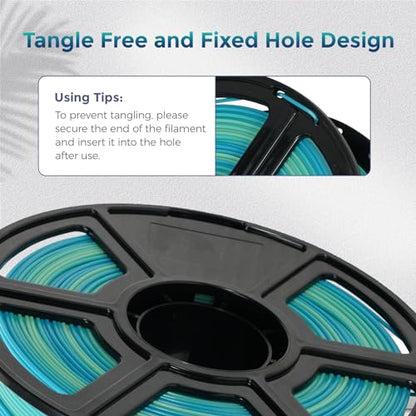 PLA Filament 1.75mm + (Blue Yellow Gradient)