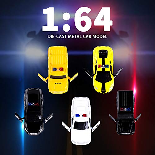 Die Cast Metal Toy Cars Open Doors (Police car)