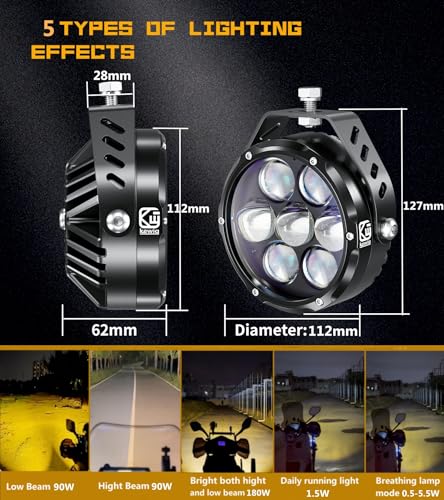 4 Inch 96W Amber White LED Light Pods (K7-U)