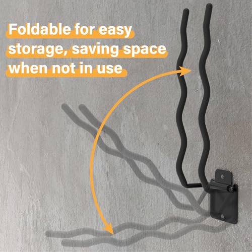 6 Pack 12" Wave Garage Hooks