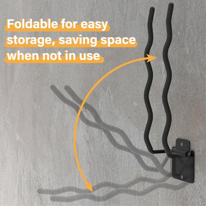 6 Pack 12" Wave Garage Hooks