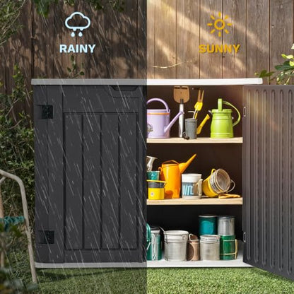 Outdoor Weather (Medium-35 Cu Ft / Dark Gray)