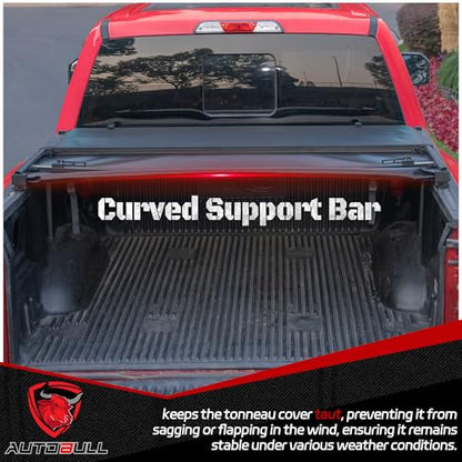 Soft Quad Fold tonneau Cover Compatible with 2022 (6’7“ / 2022-2026 Soft Folding)