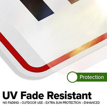 Custom Sign Custom Sign for Business (Header - Vertical / 24x30 - Aluminum Reflective)
