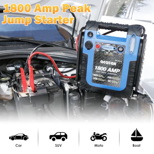 1800 Amp Jump Starter with Air Compressor (1800Amp jump starter)