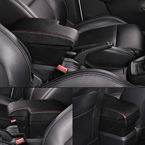 Car Armrest Box for Mazda CX (Black with Red thread)