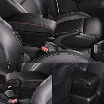 Car Armrest Box for Mazda CX (Black with Red thread)