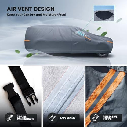 Large SUV Car Cover for Lincoln MKT (SUV Car Cover / Custom Fit Lincoln MKT/Aviator)