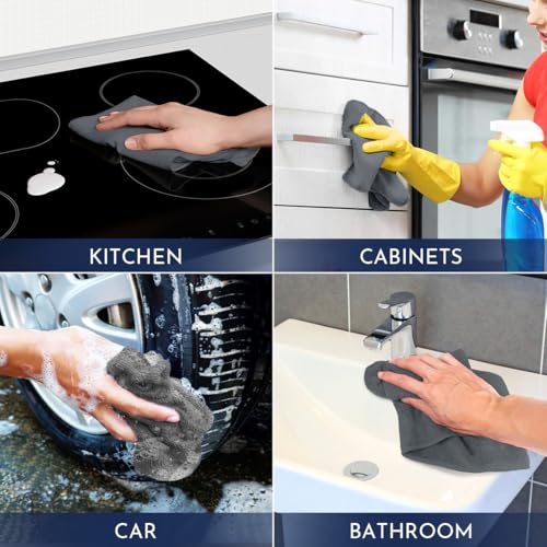 Microfiber Cleaning Cloth (Grey)
