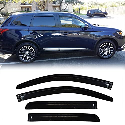 Window Visors Rain Guards for 2011 (11-20 Outlander)