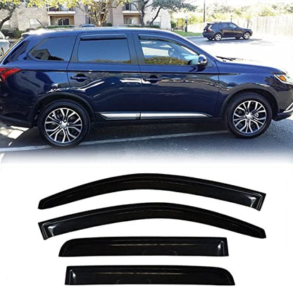 Window Visors Rain Guards for 2011 (11-20 Outlander)