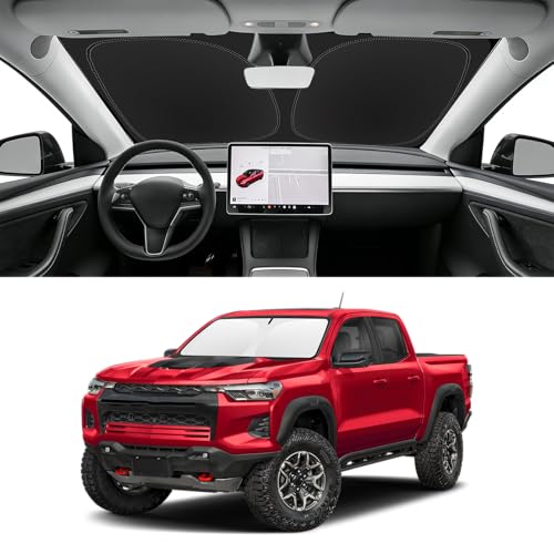 Custom Fit Windshield Sun Shade for Chevy Colorado 2015 (for 2015-2026 Chevy Colorado)