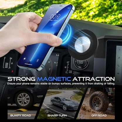 Magnetic Car Phone Holder for 2024 (Auto-Look+Magnetic+Organizer / Toyota Tacoma 2024-2026(8-In ))