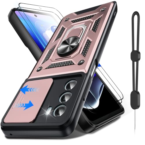 for Moto G Stylus 5G 2022 Case (Moto G Stylus 5G 2022（6.8"） / Rose Gold)