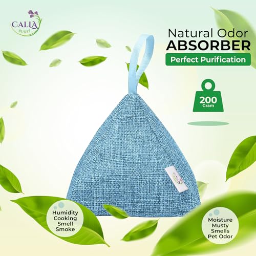 4 Pack Bamboo Charcoal Air Purifier Bags 200 Grams Each (Designer Colors)