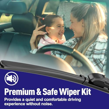 Wiper Blades for Hyundai Santa Fe 2007 (3 piece / 24+18+14)