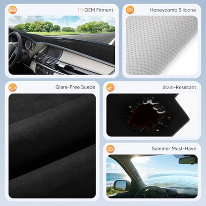 Dash Cover for 2008 (08-13 BMW X5(Black))