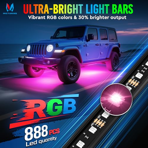 U8 RGB Underglow LED Light Bar (RGB & 2 Remote)