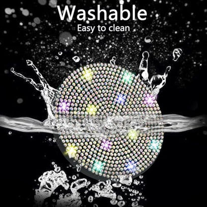 2pcs Bling Car Cup Holder Coaster (Multicolor / 2pcs)