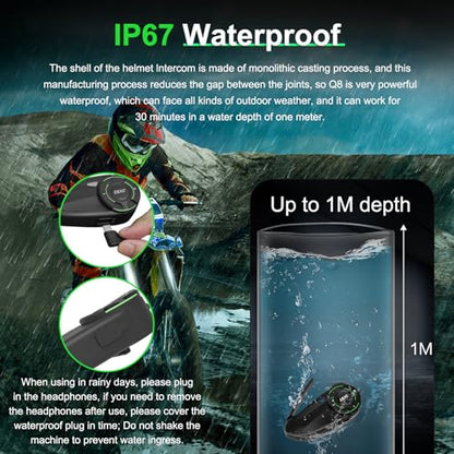 Mesh 3.0 Motorcycle Bluetooth Headset