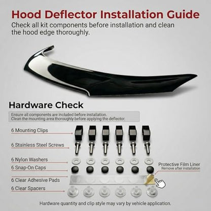 Hood Deflector Guard fits Kia Sorento 2016 (Sorento 16-18)