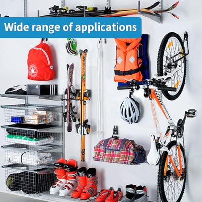 Garage Storage Utility Hooks (6 Pack-Black)