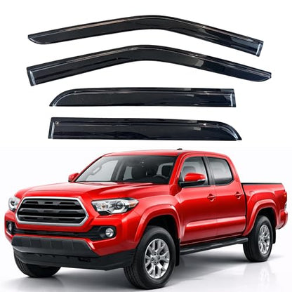 Rain Guards Fit for 2016 (2016-2023 Tacoma Double Cab)
