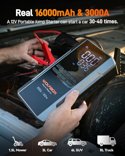 MV16A 3000A Jump Starter with Air Compressor (3000A)