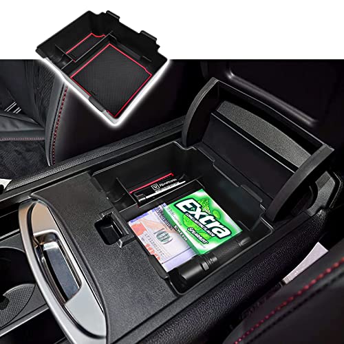 Insert Armrest Tray For 2019 2020 2021 2022 2023 2024 Acura RDX Accessories (Red)