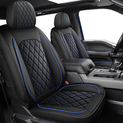 Seat Covers Full Set for 2009 (Black and Blue / Full Set (Curved Back))
