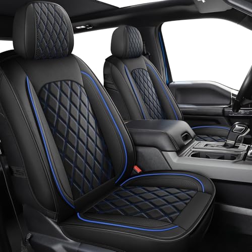 Seat Covers Full Set for 2009 (Black and Blue / Full Set (Curved Back))