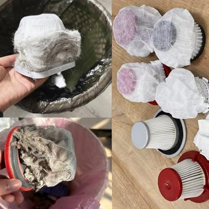 100 Pack Hand Vacuum Filter Cover Disposable Non