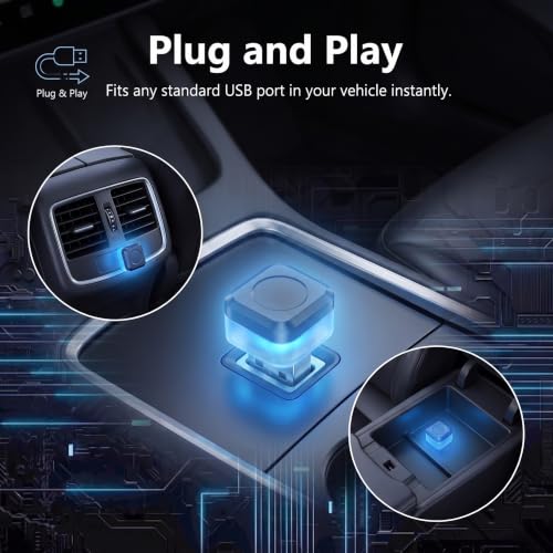 Car Interior USB LED Lights (1 PC / Blue)