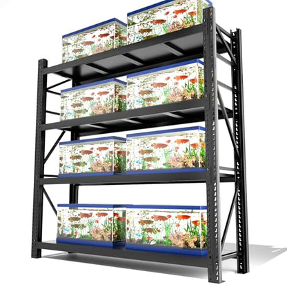 Garage Shelving Heavy Duty (78.7 in Wide - 4 Tier - 6500 lbs Load)